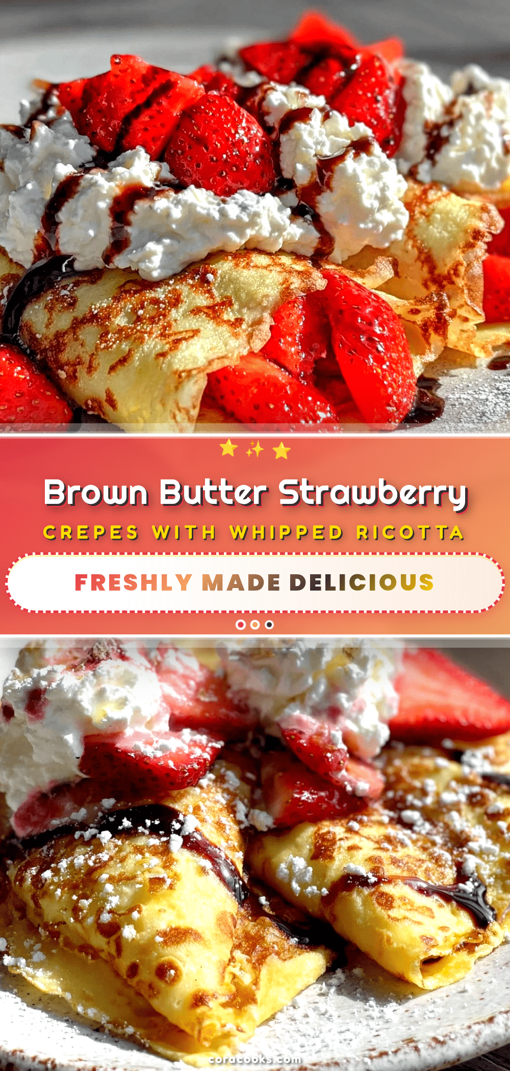 brown butter strawberry crepes recipe