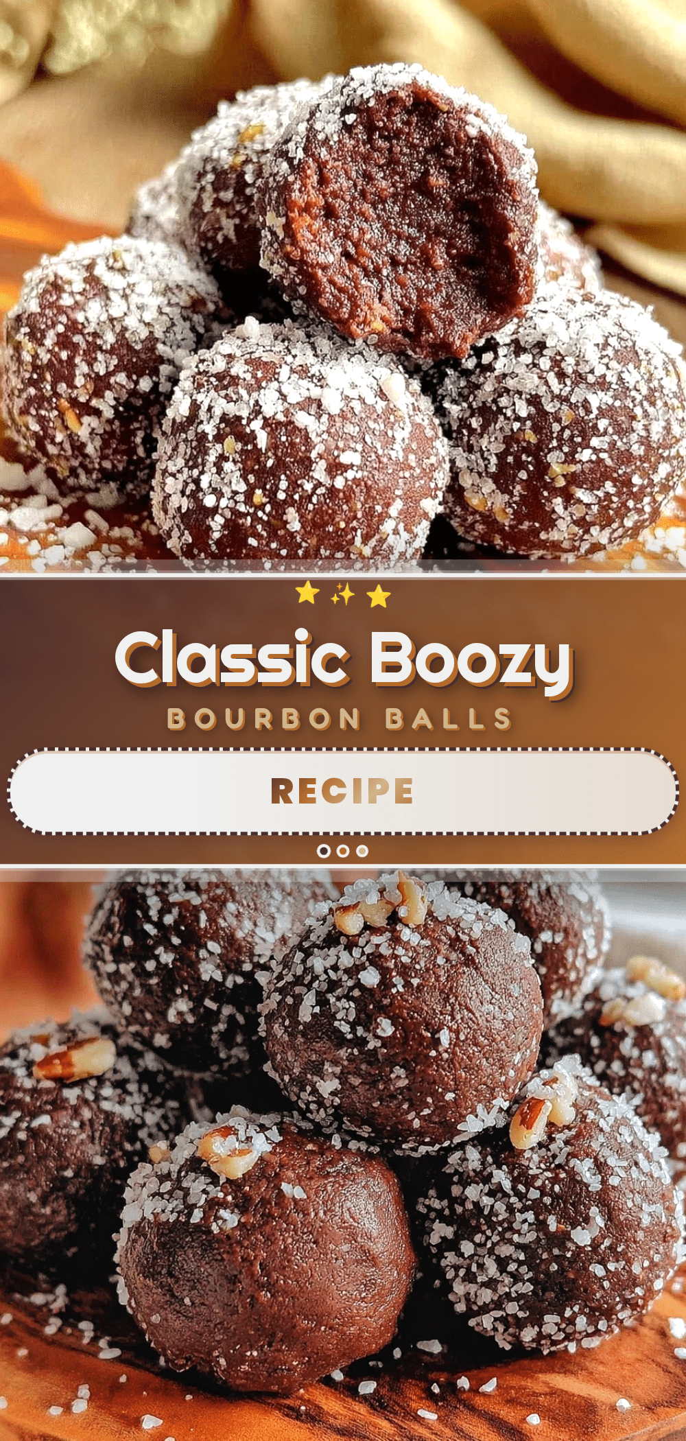 classic boozy bourbon balls recipe