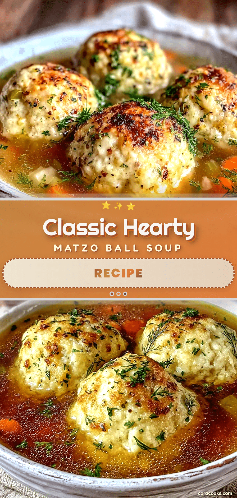 classic cozy matzo ball soup recipe