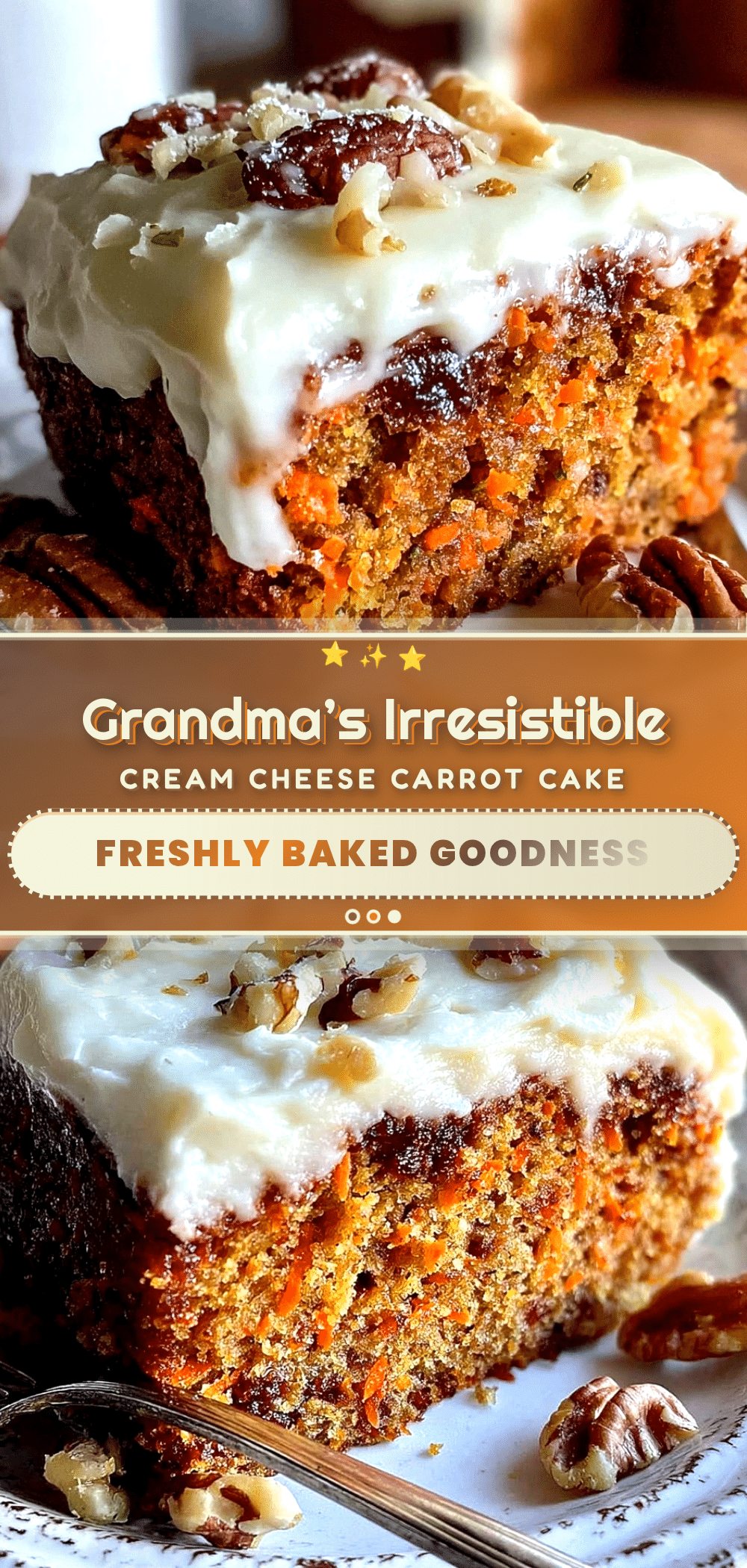 classic homemade grandmas carrot cake recipe