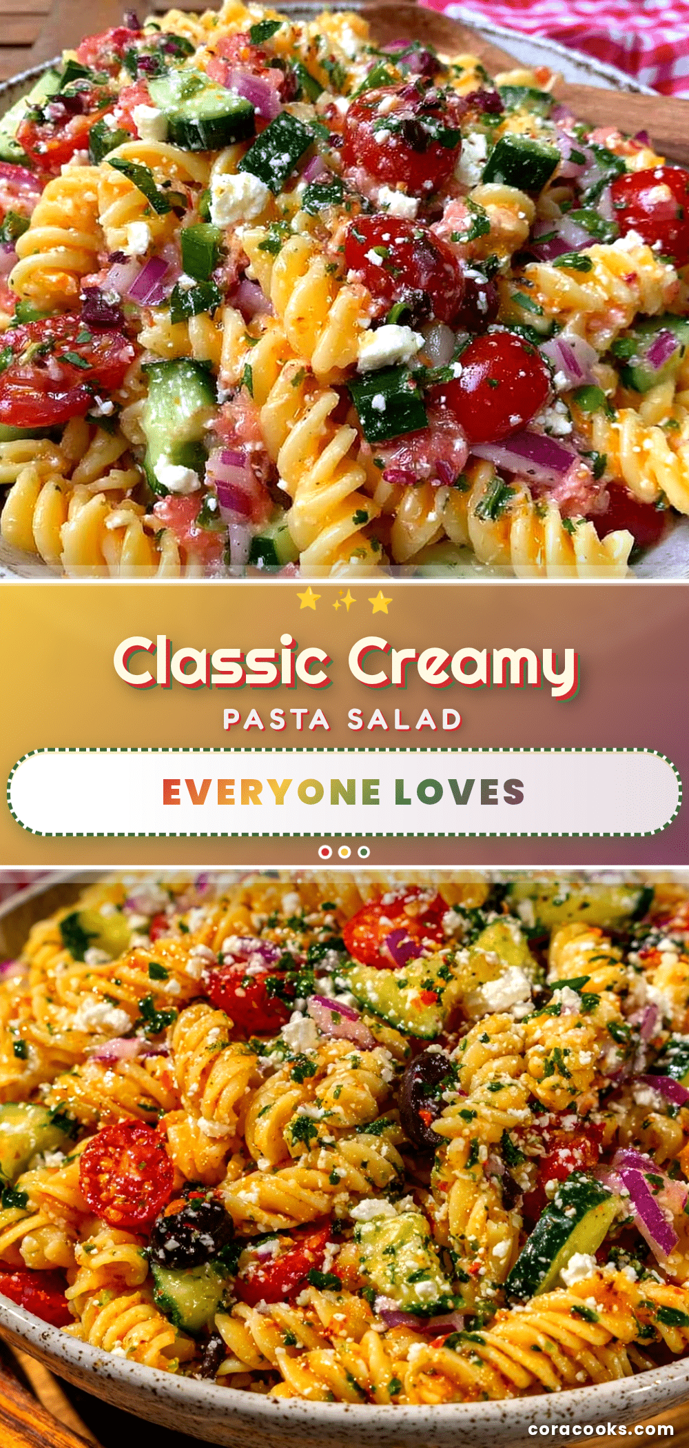 classic homemade pasta salad recipe