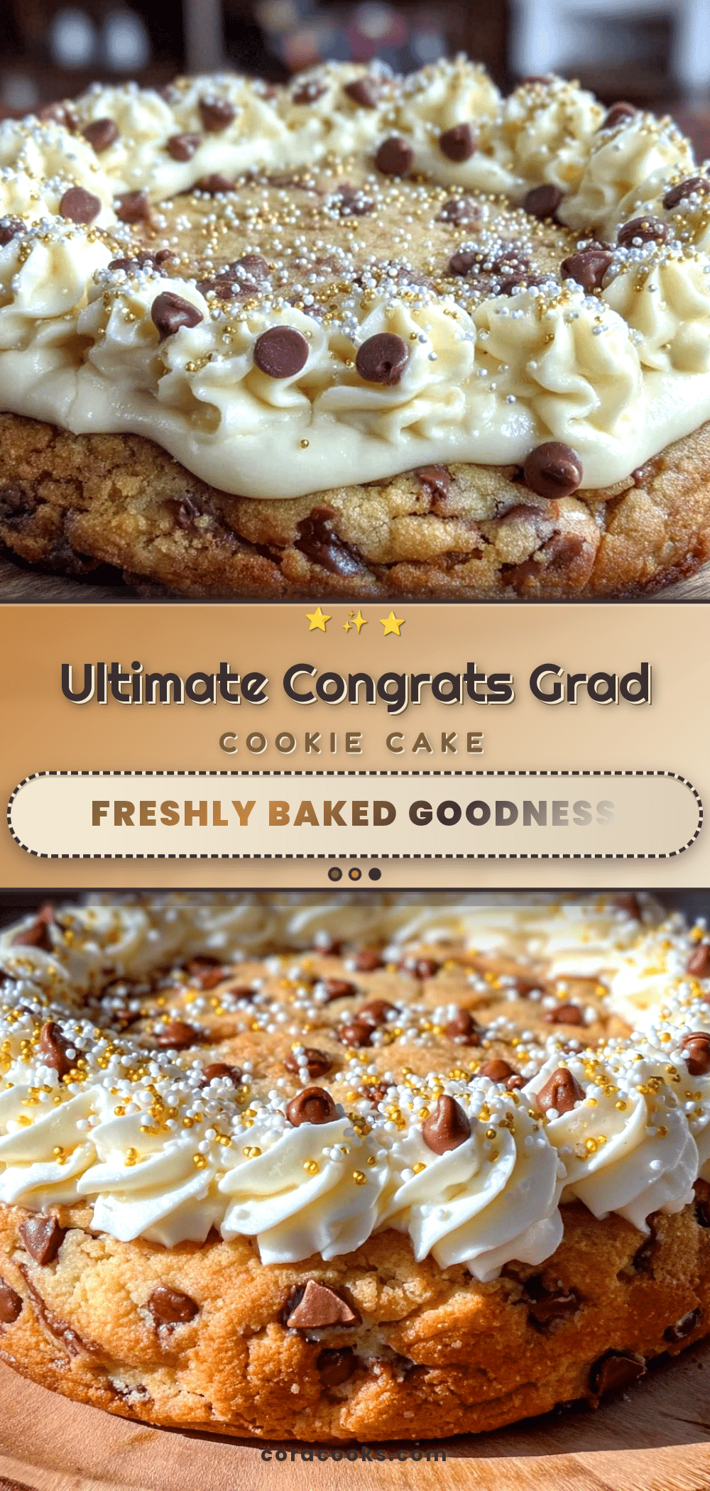 Congrats Grad Cookie Cake recipe