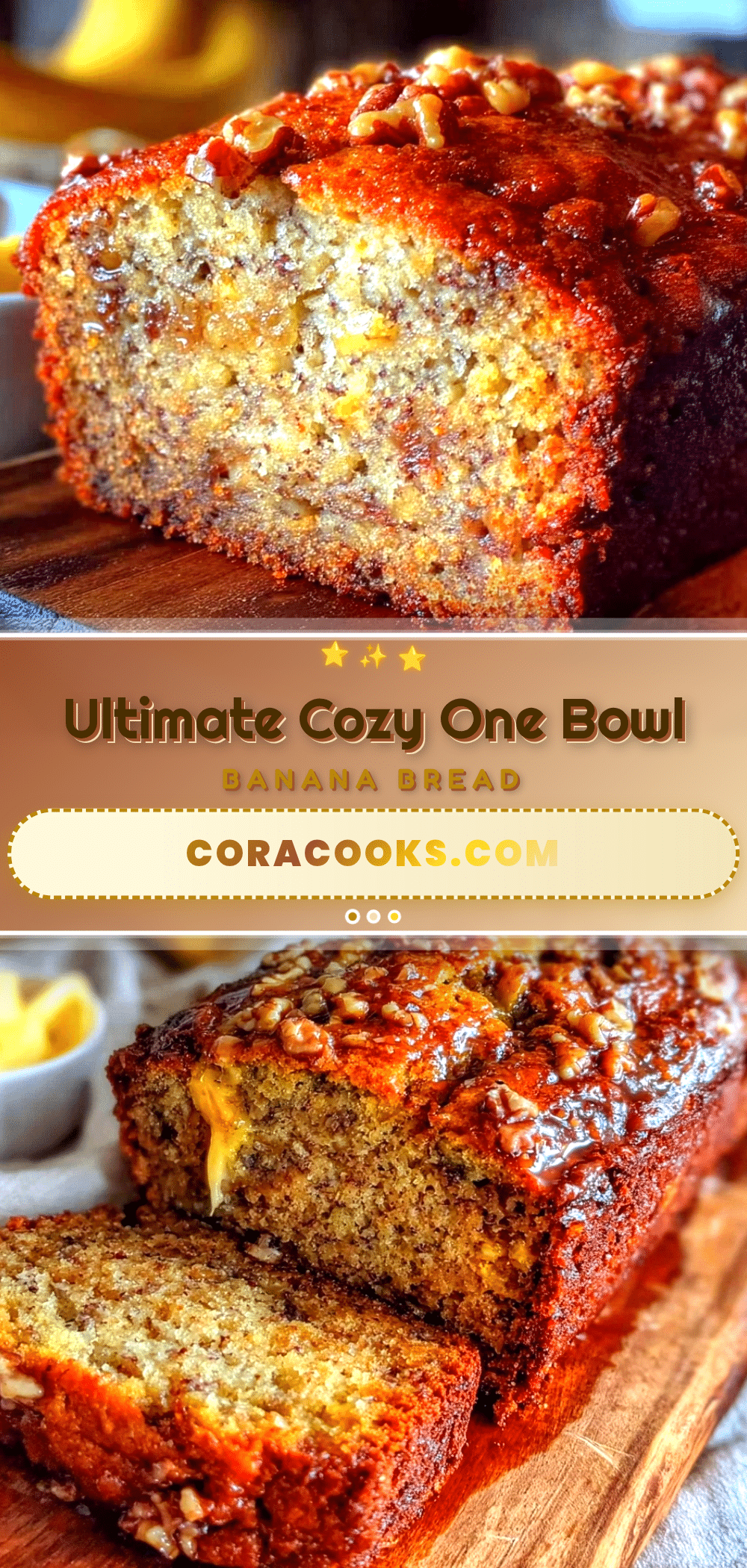 cozy one bowl banana bread recipe