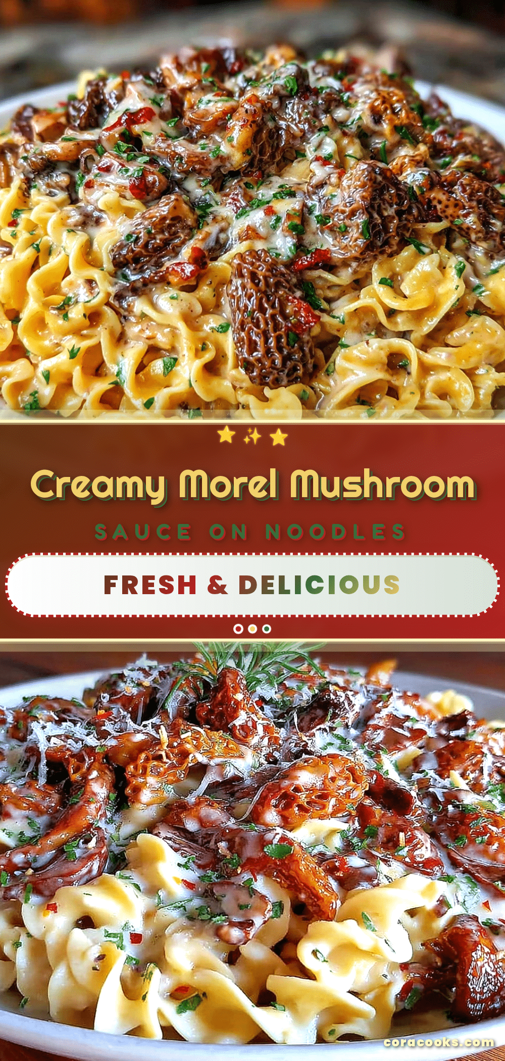 creamy morel mushroom sauce recipe