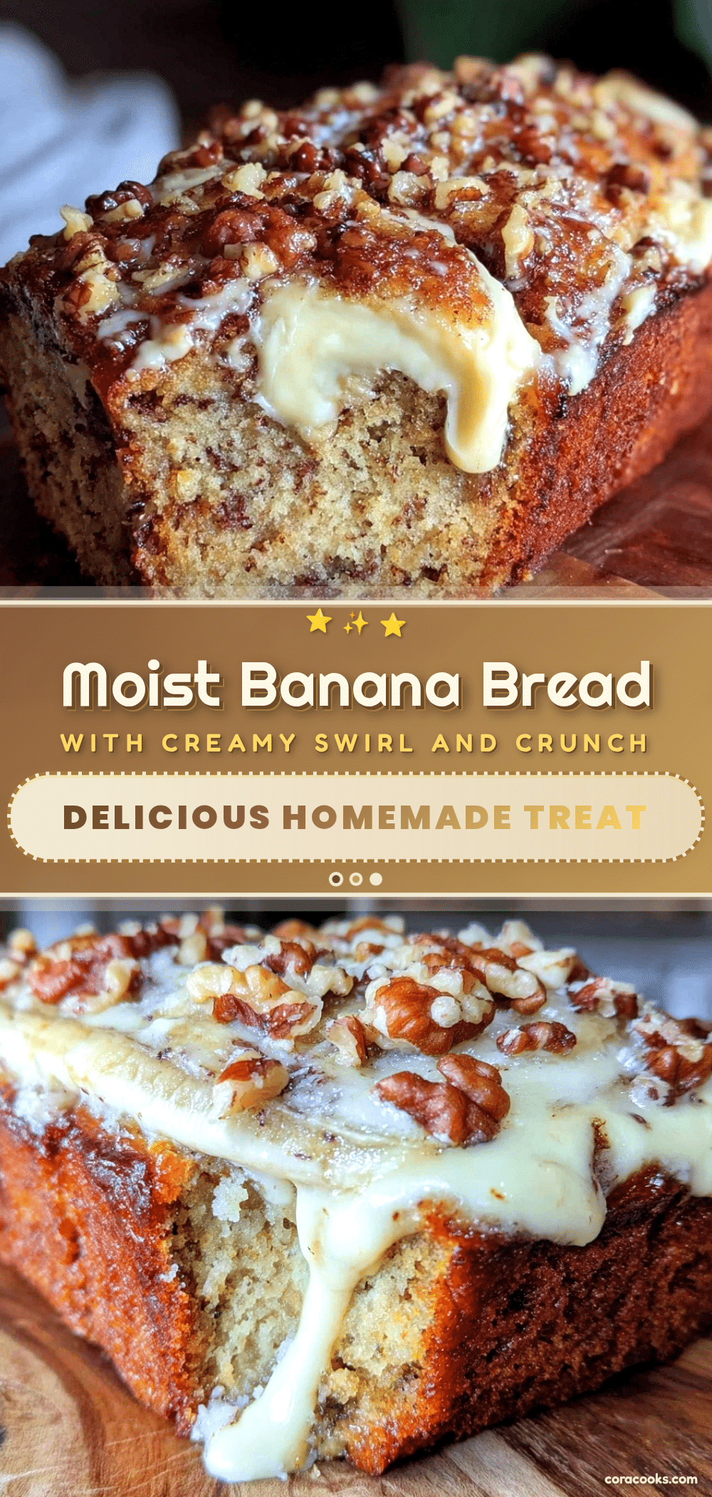 creamy one-bowl banana bread recipe