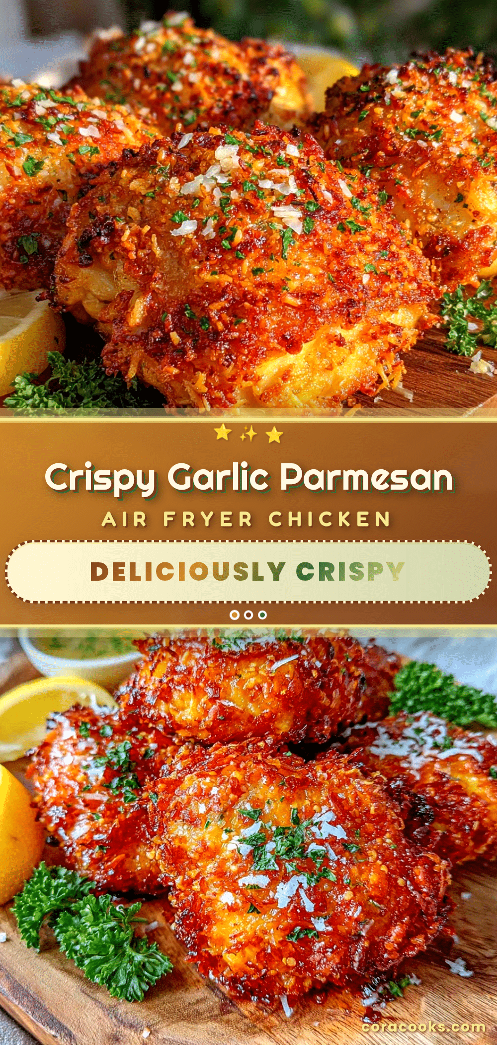 crispy air fryer chicken thighs recipe