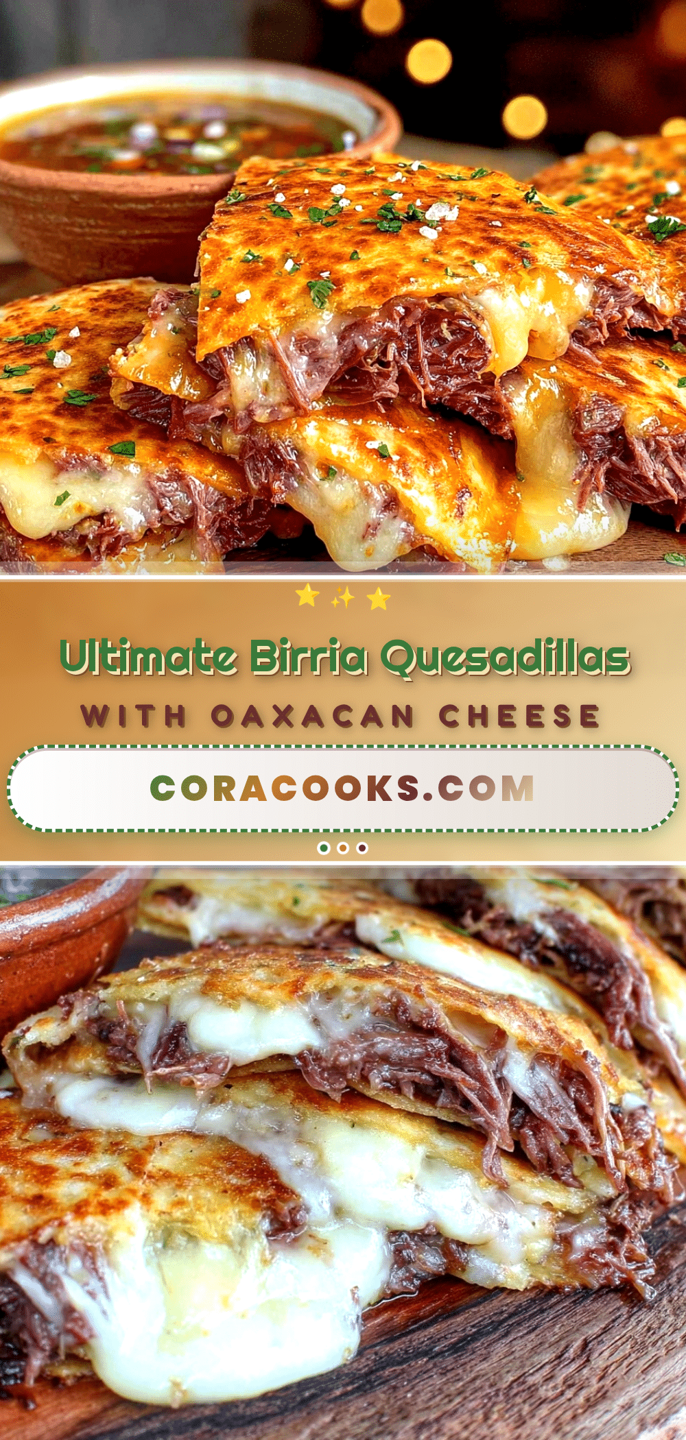 crispy birria quesadillas recipe