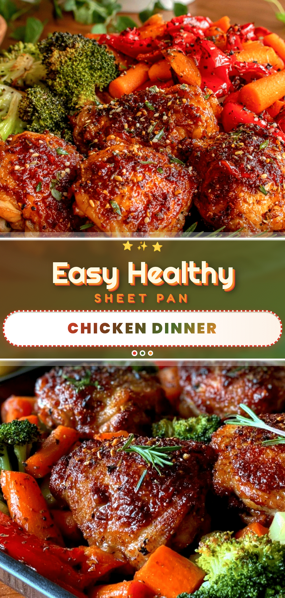 gestational diabetes sheet pan chicken dinner recipe