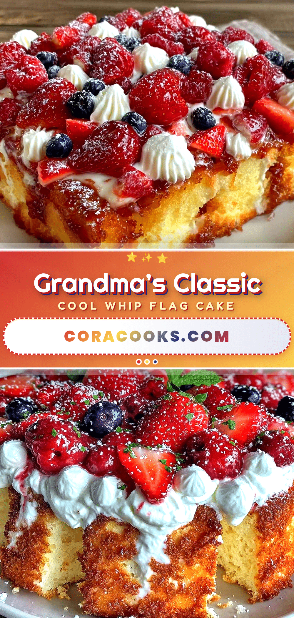 grandma’s flag cake recipe recipe