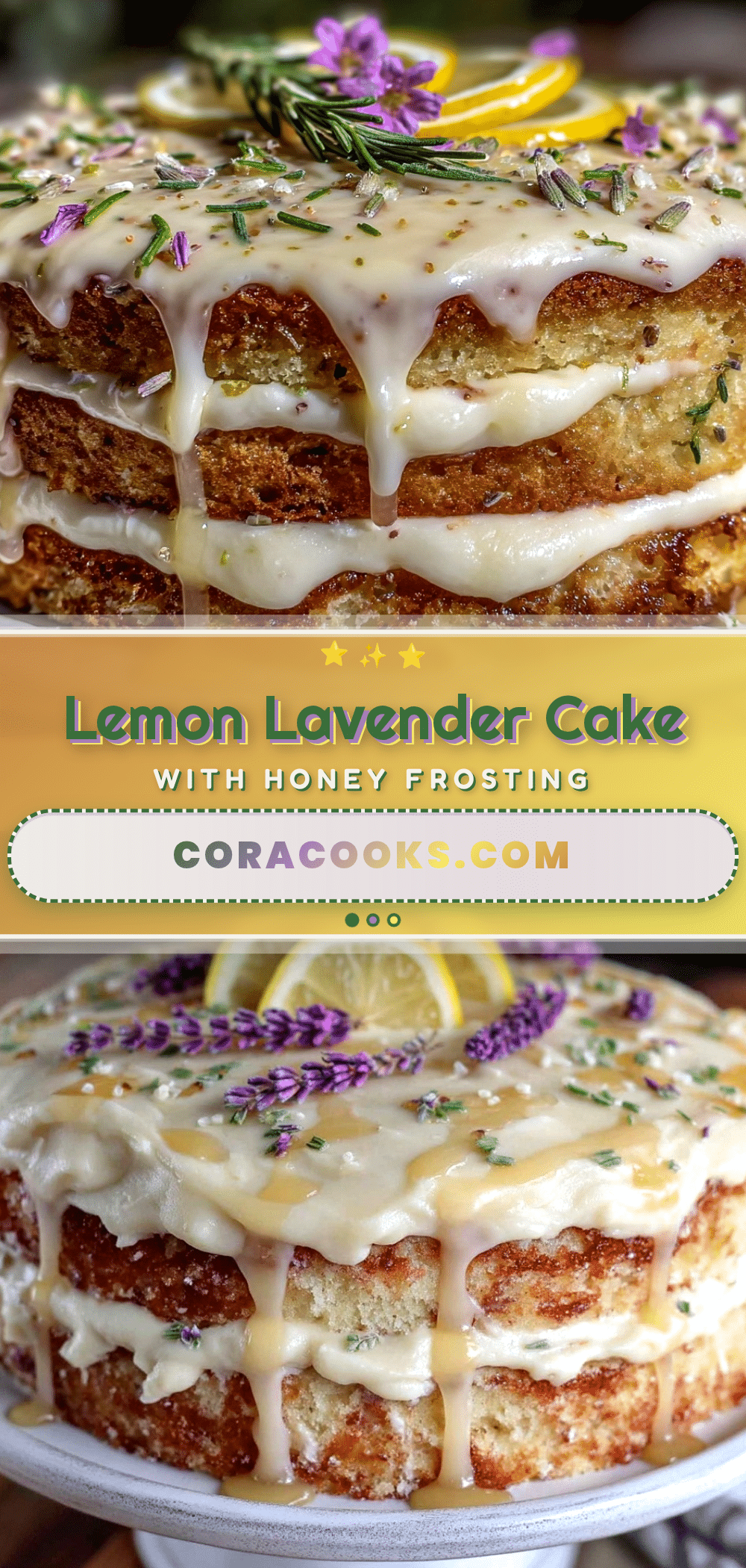 lemon lavender layer cake recipe