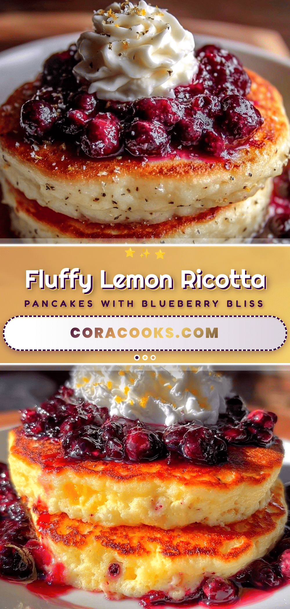 lemon ricotta pancakes recipe