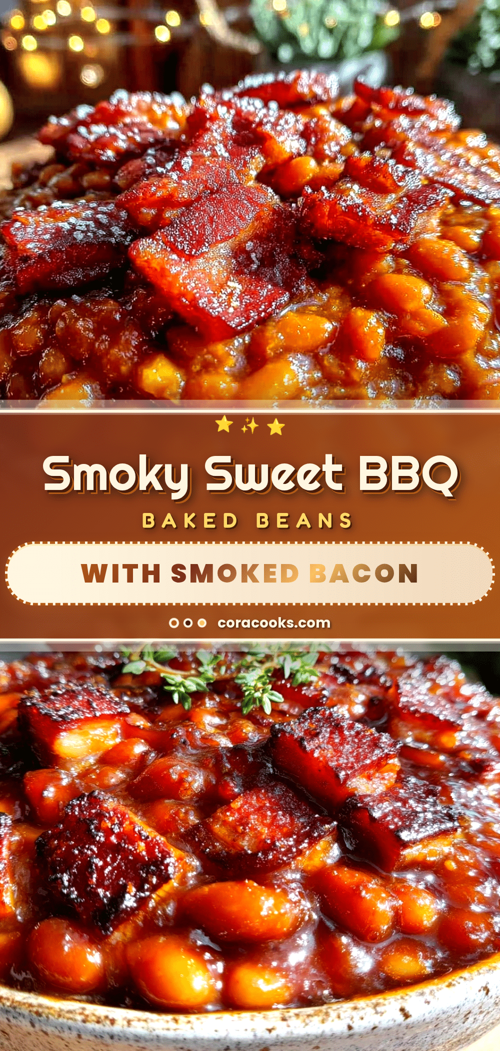 savory bbq baked beans recipe
