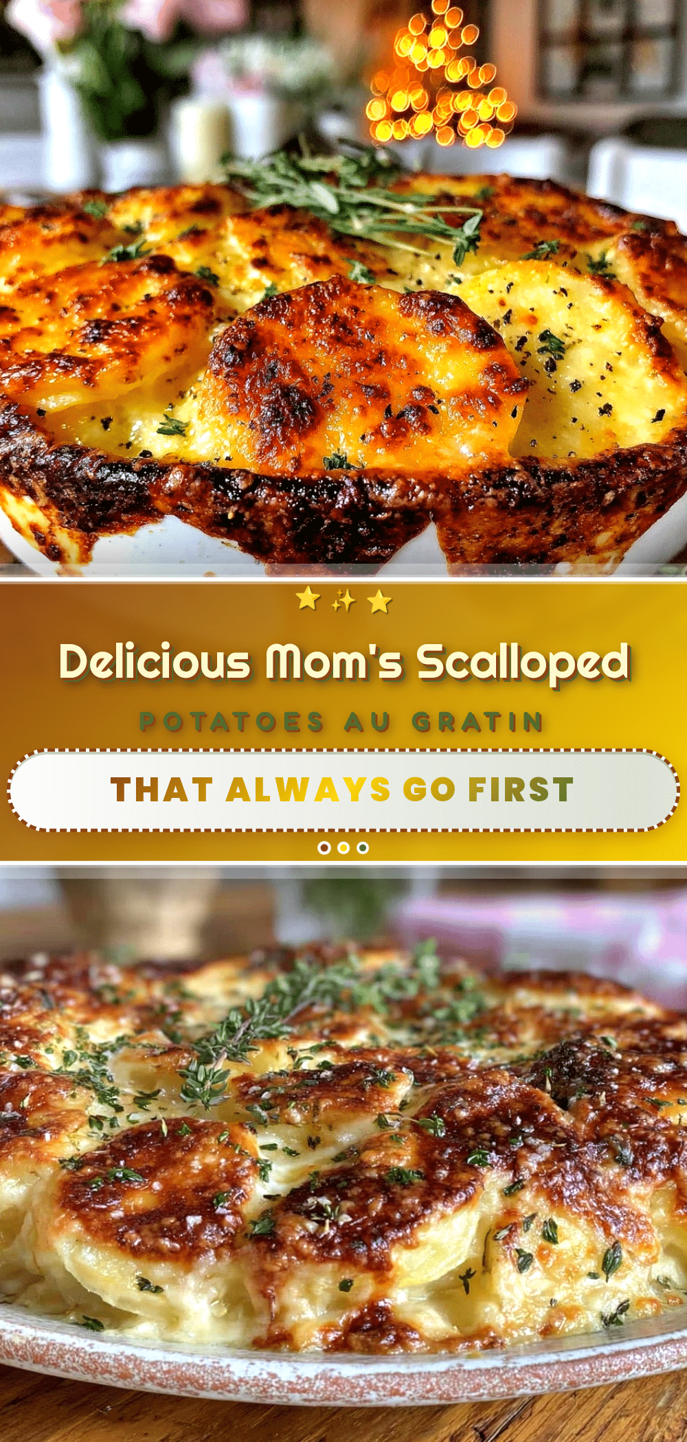 scalloped potatoes au gratin recipe