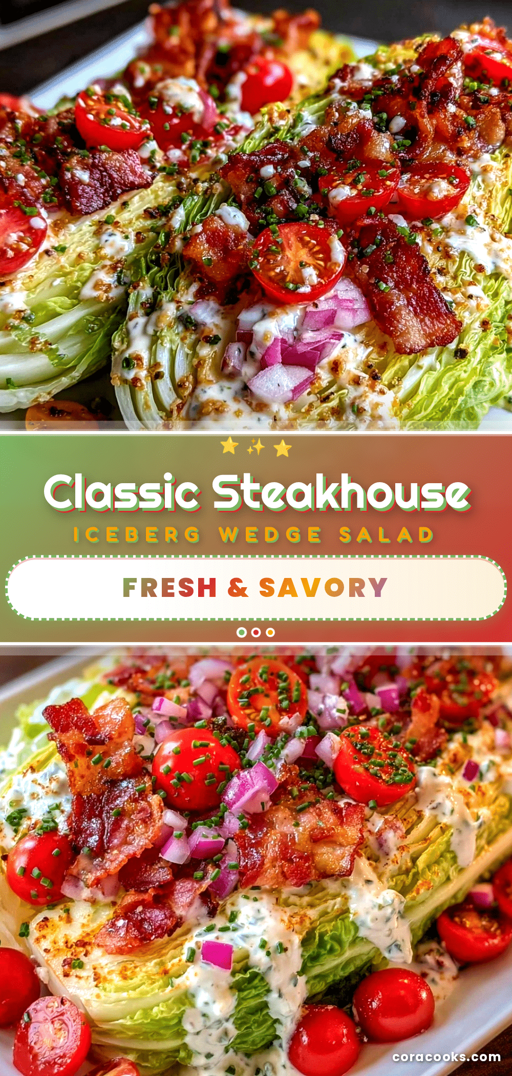 steakhouse iceberg wedge salad recipe