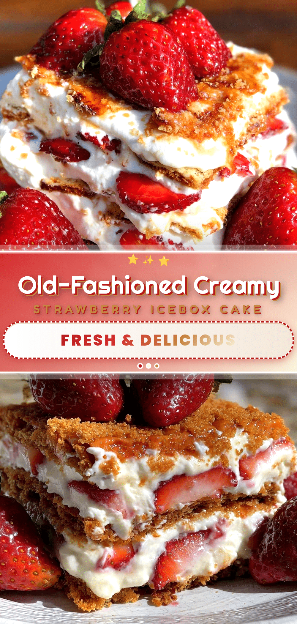 strawberry icebox cake recipe