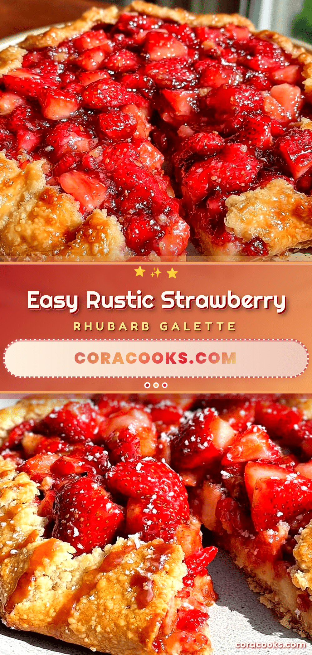 strawberry rhubarb galette recipe