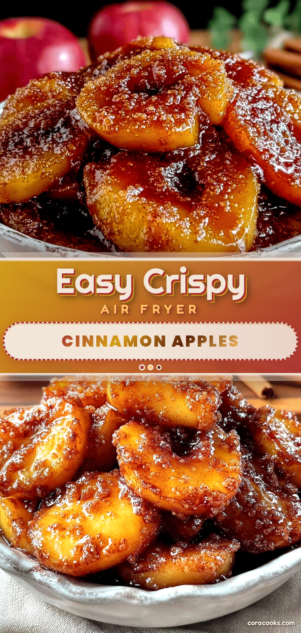 air fryer cinnamon apples recipe