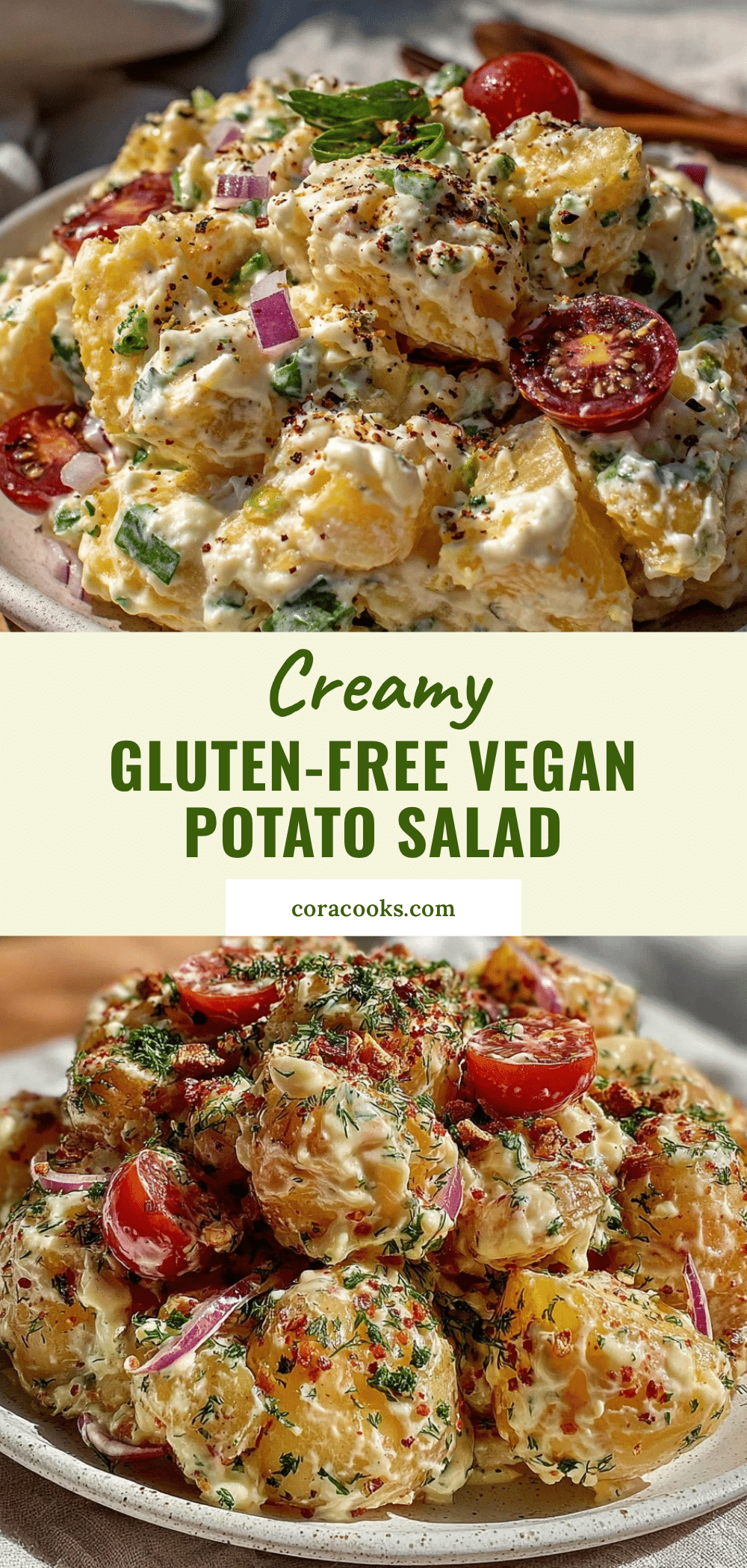 creamy gluten-free vegan potato salad recipe