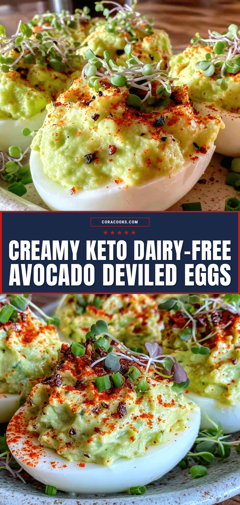 creamy keto dairy-free deviled eggs recipe