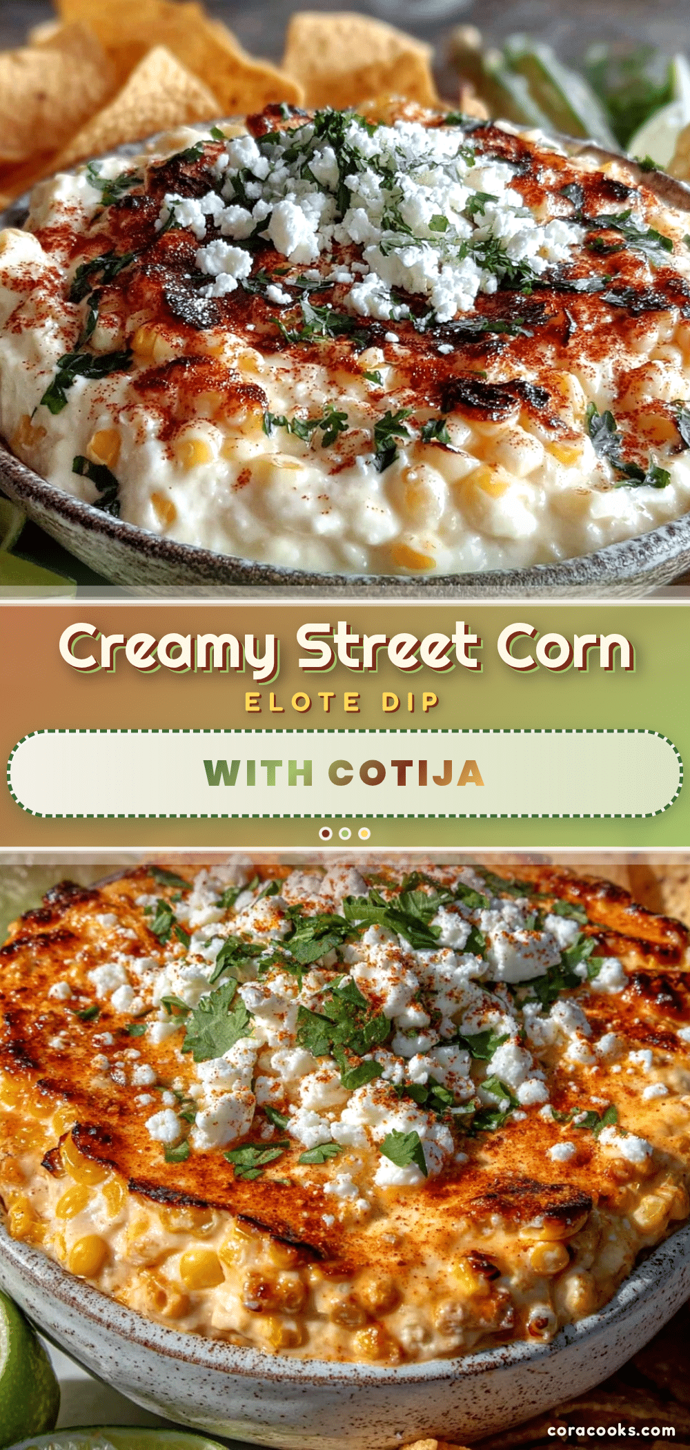 creamy street corn elote dip recipe