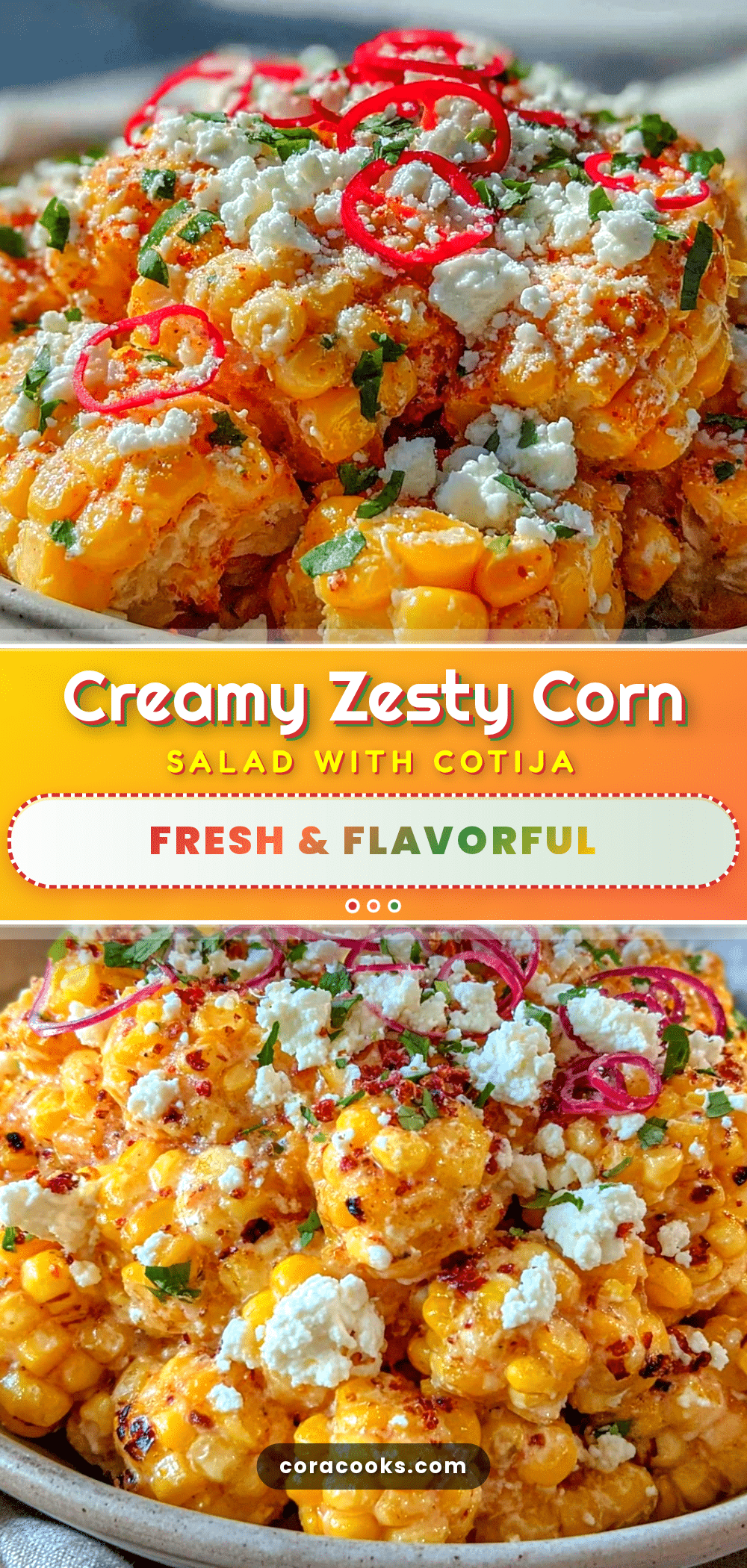creamy zesty corn salad recipe