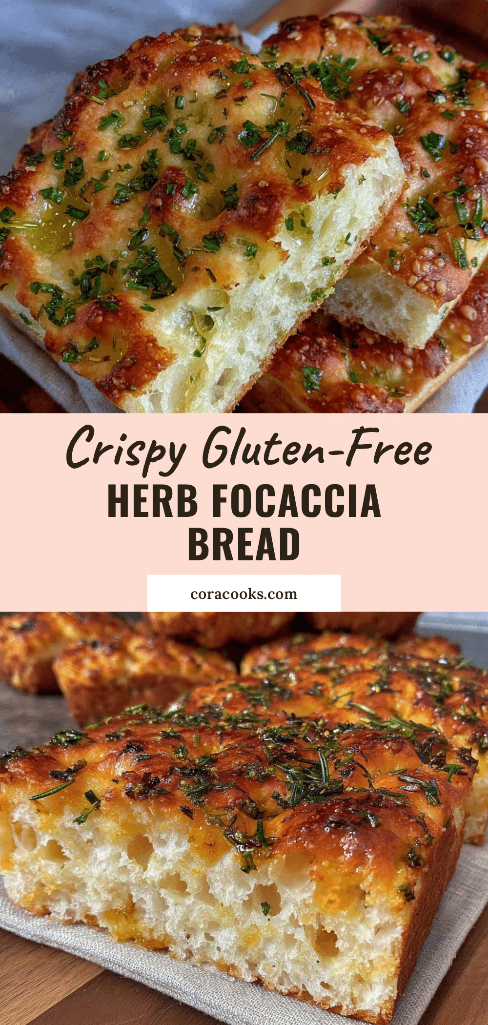 crispy gluten-free focaccia bread recipe