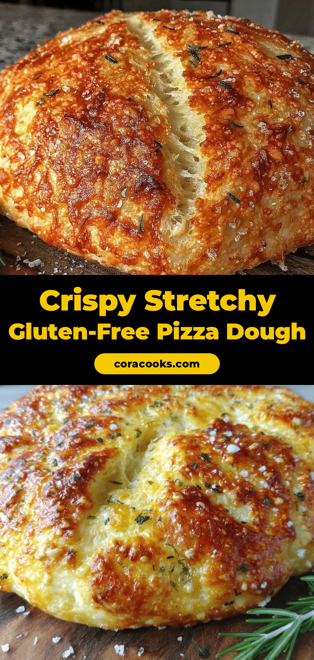 crispy stretchy gluten-free pizza dough recipe