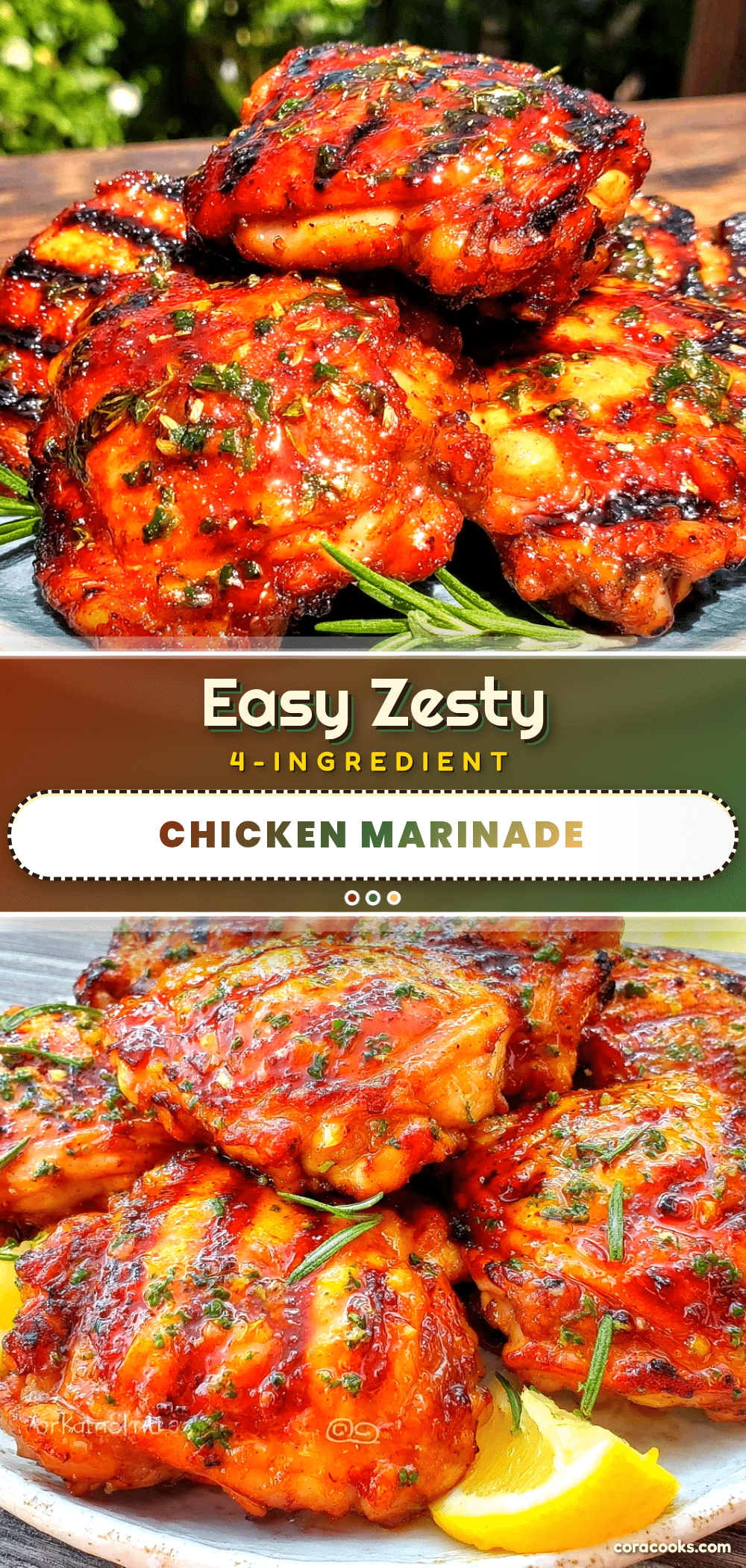 easy 4-ingredient chicken marinade recipe