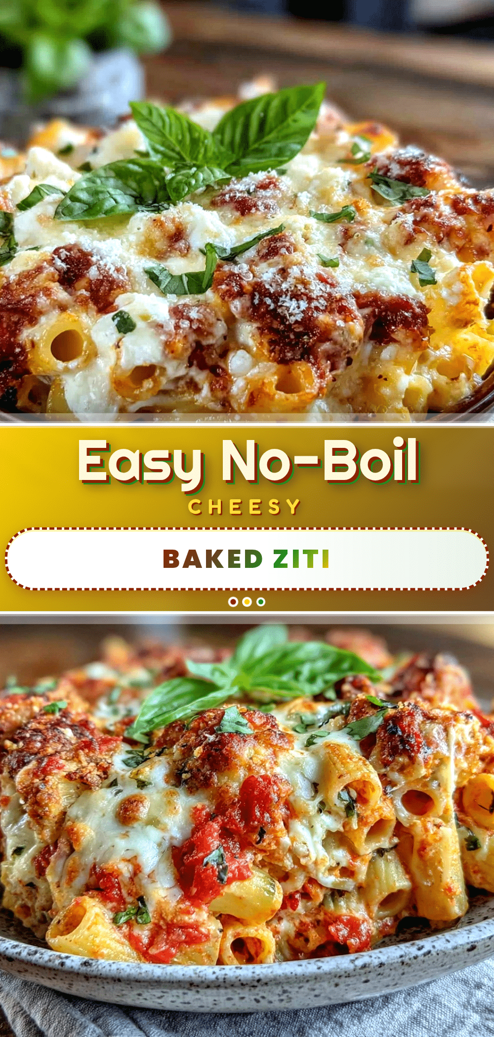 easy baked ziti recipe recipe
