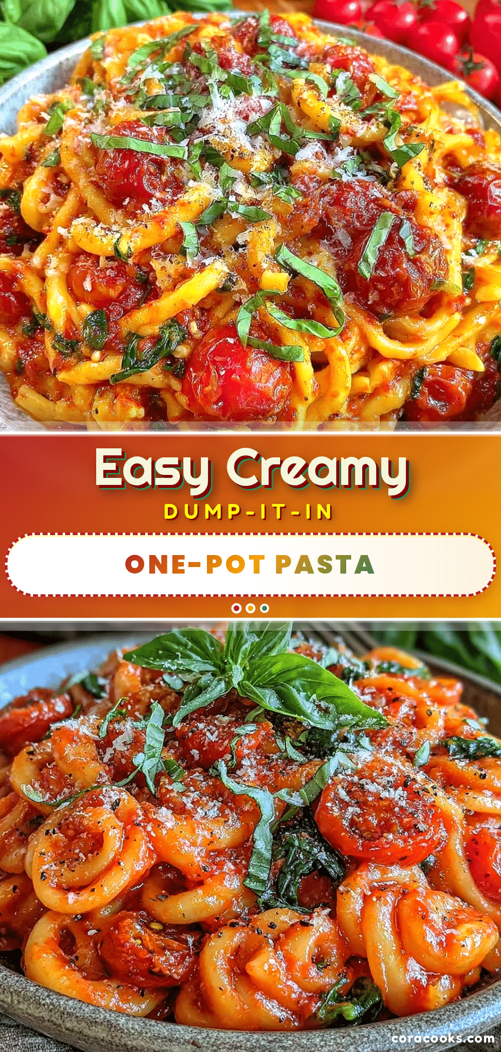 easy dump-it-in one-pot pasta recipe