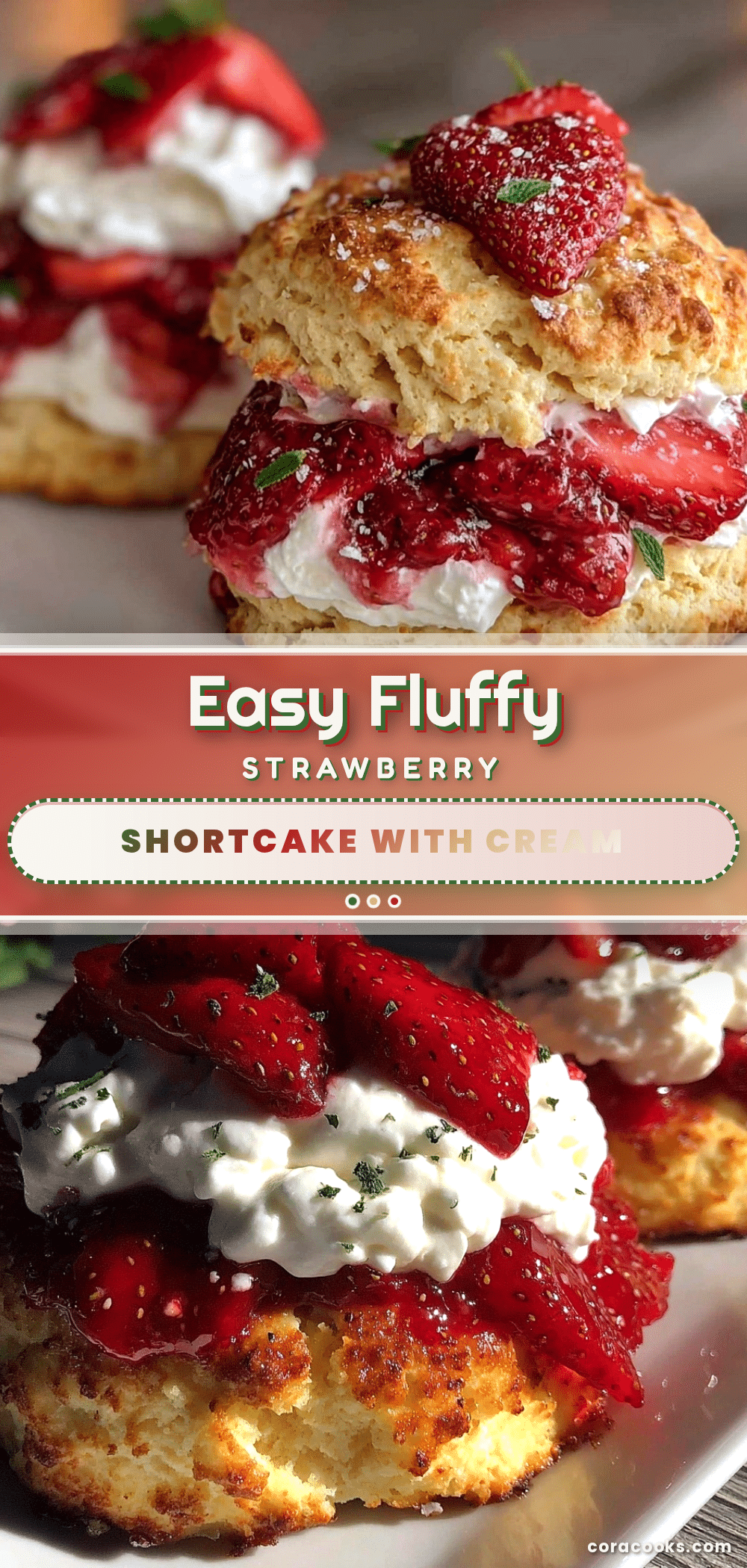 easy fluffy strawberry shortcake recipe