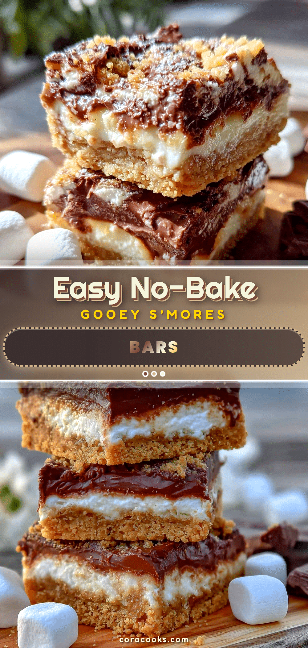 easy no-bake smores bars recipe