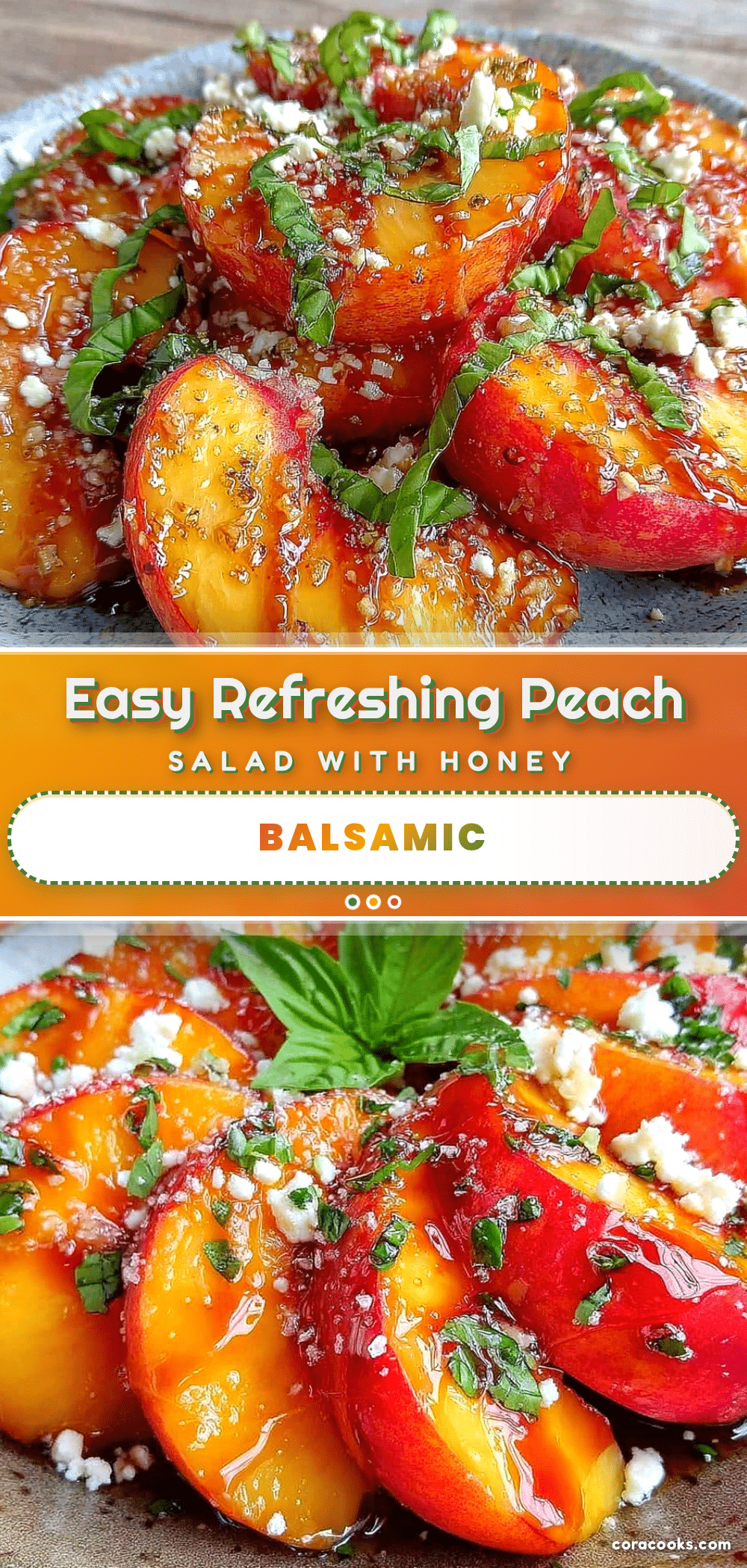 easy no cook peach salad recipe