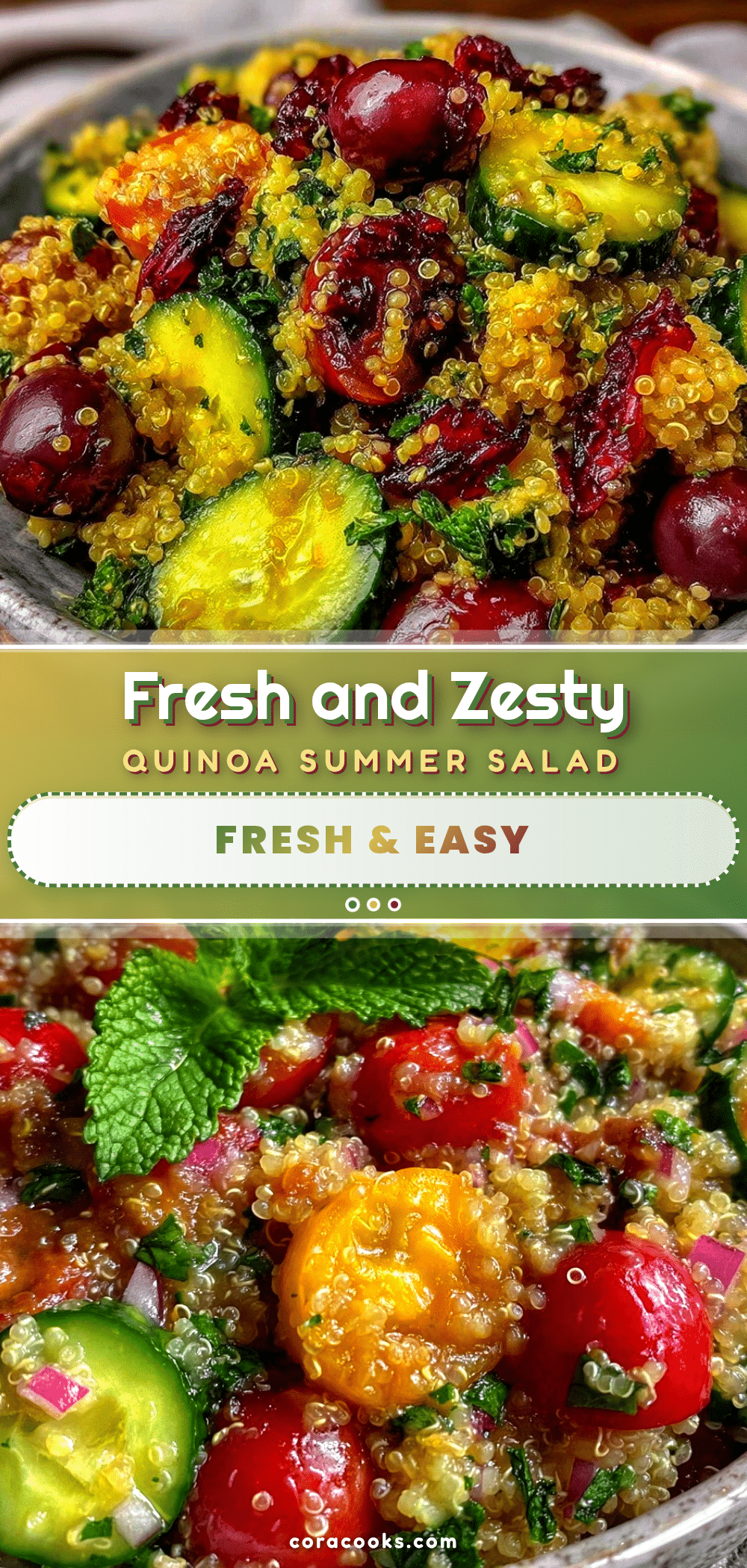 fresh quinoa summer salad recipe