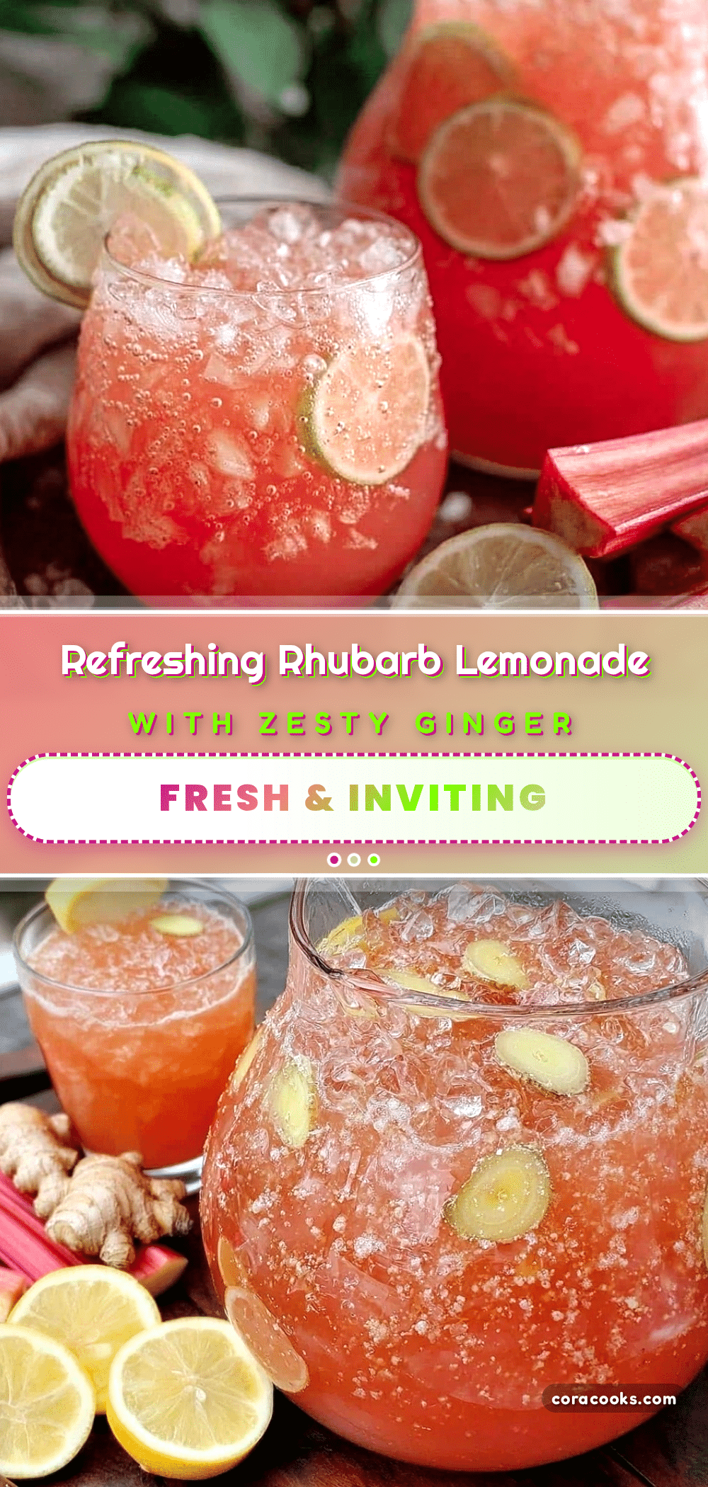 fresh rhubarb lemonade recipe