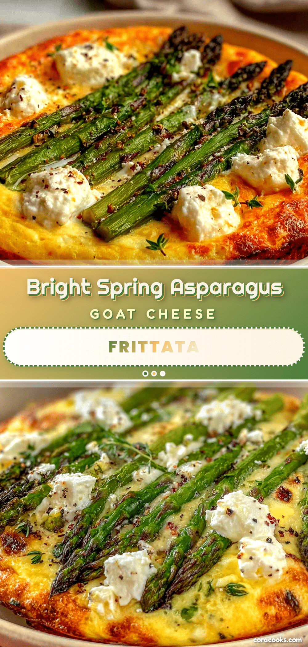 fresh spring asparagus and goat cheese frittata recipe