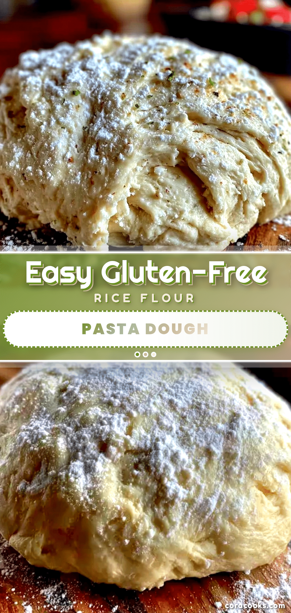 gluten-free pasta dough with rice flour recipe