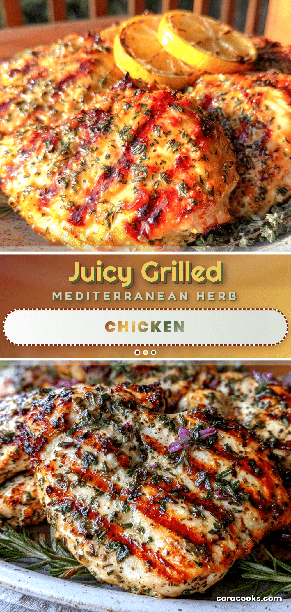 grilled Mediterranean chicken recipe