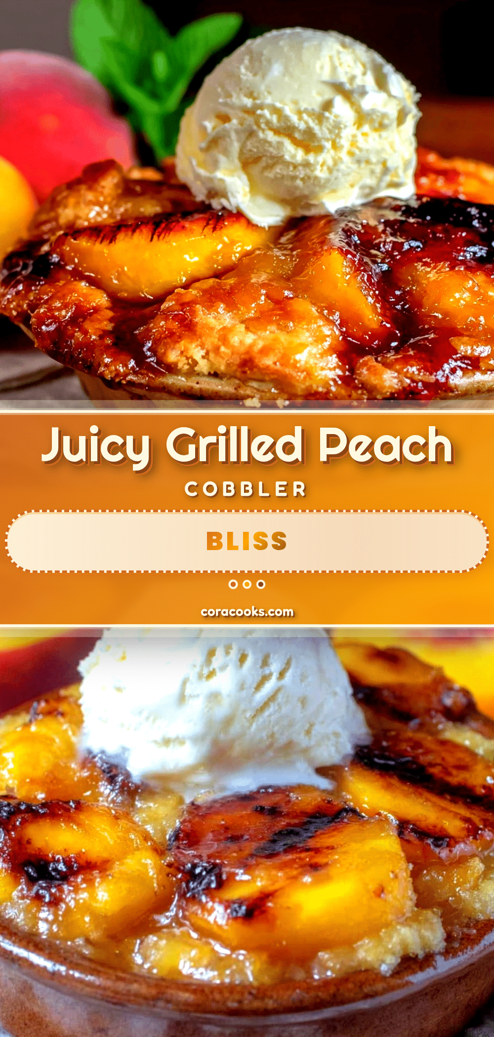 grilled peach cobbler recipe