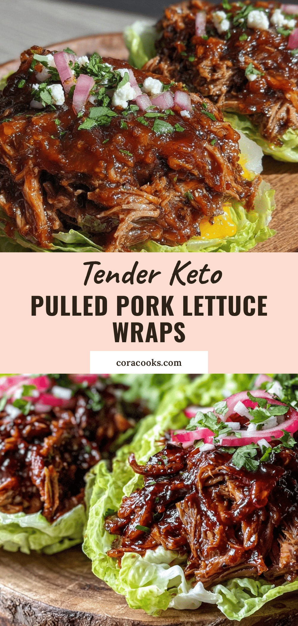 Healthy Keto Pulled Pork Lettuce Wraps recipe