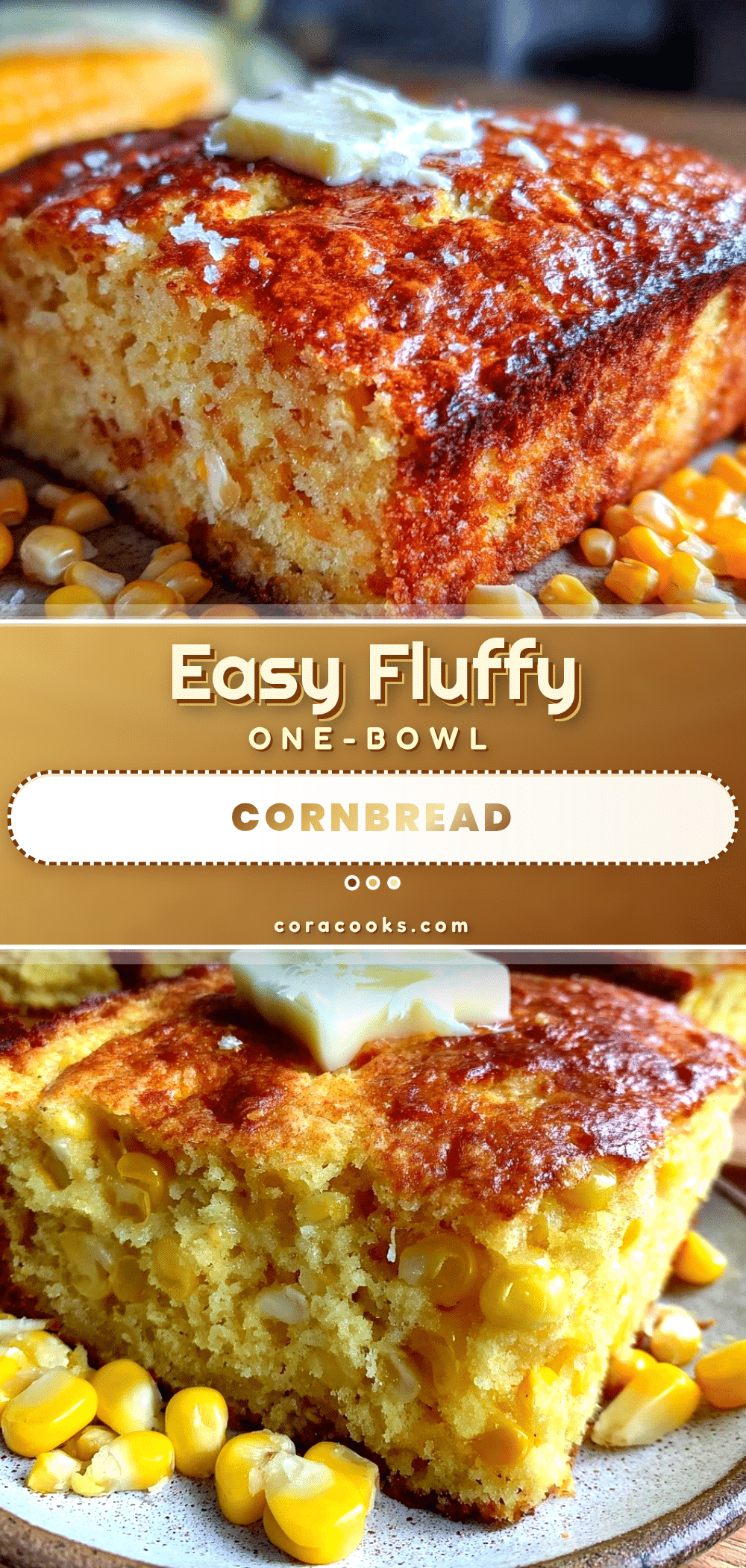 one-bowl no-mixer cornbread recipe