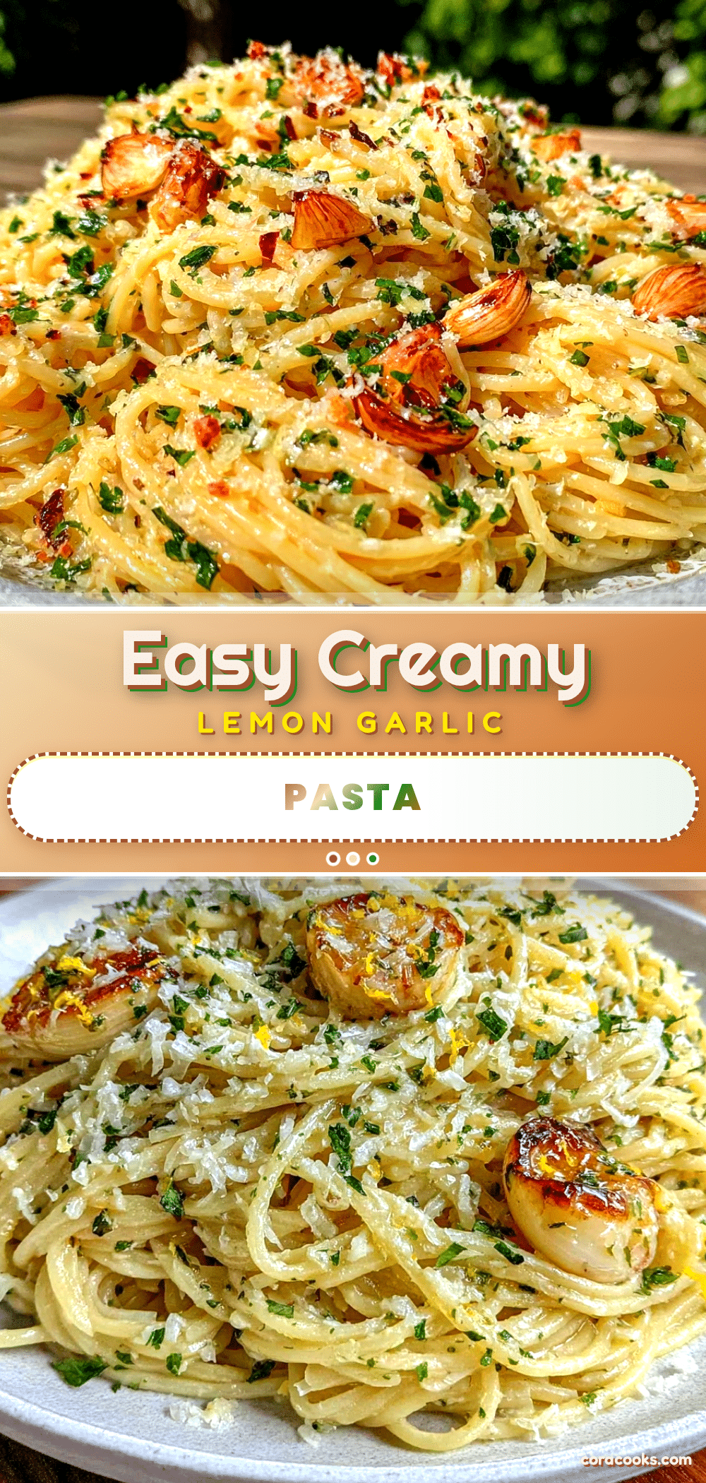 one-pan lemon garlic pasta recipe