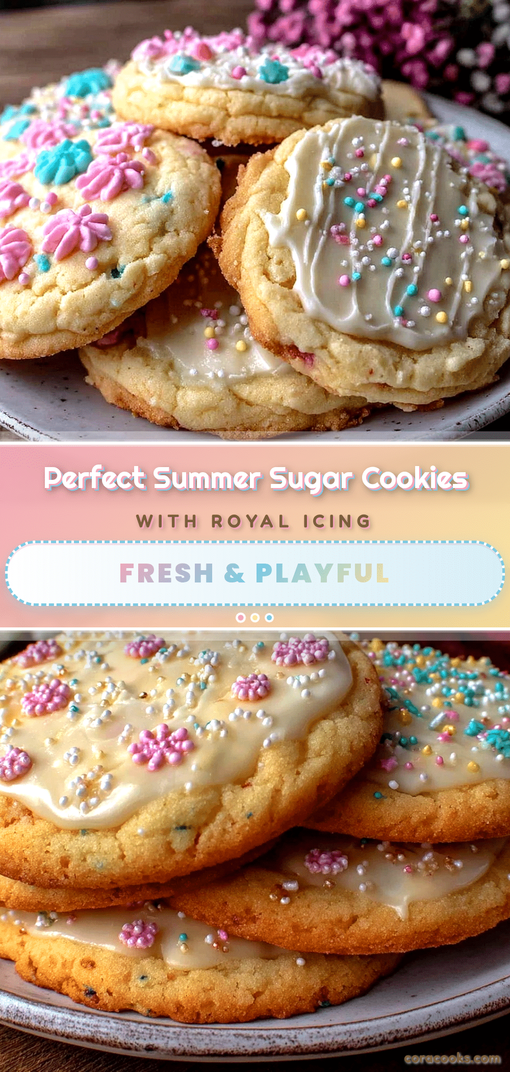 summer sugar cookies with royal icing recipe