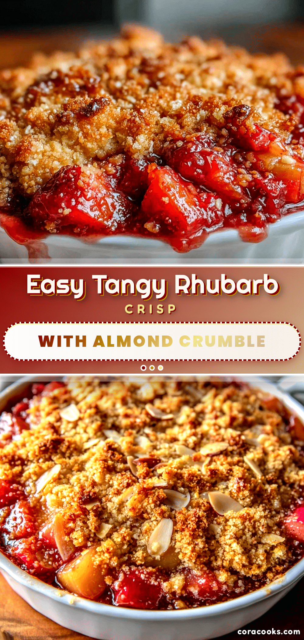tangy rhubarb crisp recipe
