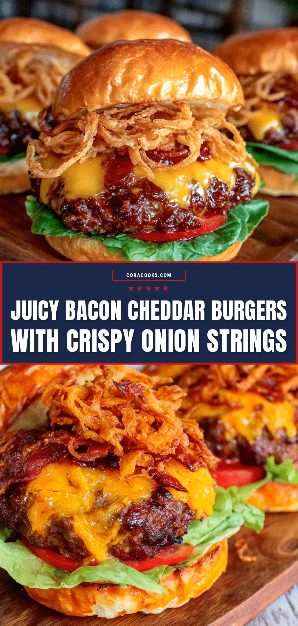 bacon cheddar stuffed burgers recipe