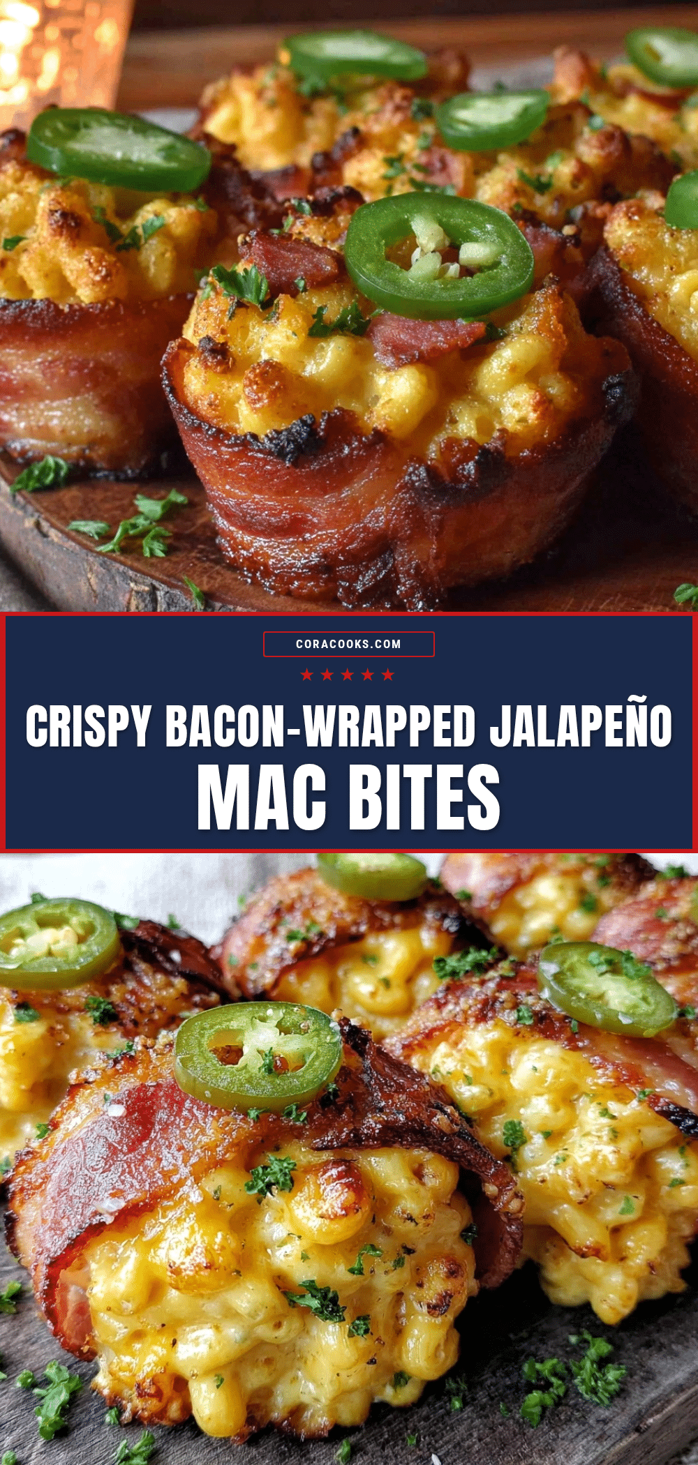 bacon-wrapped jalapeño mac and cheese bites recipe