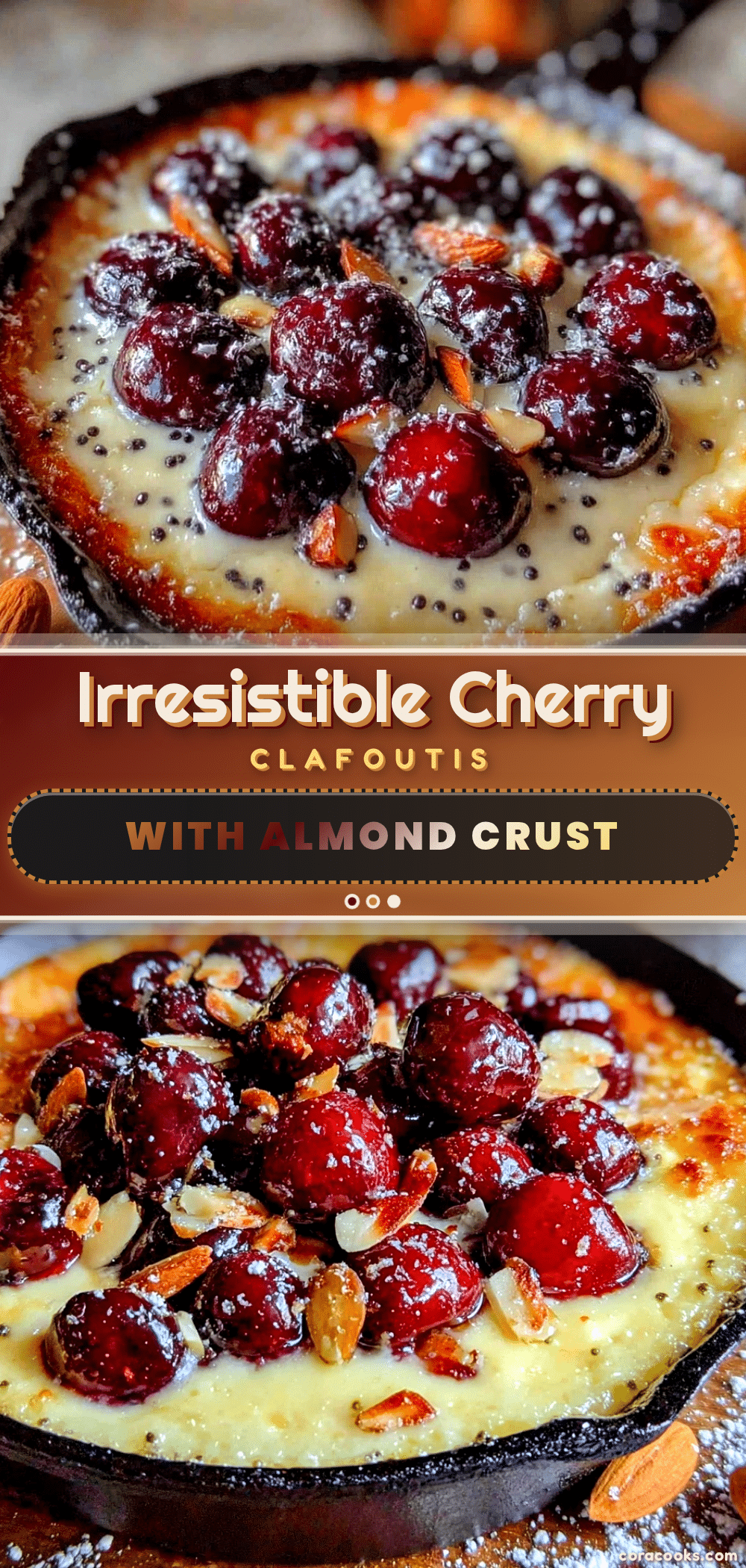 cast iron cherry clafoutis recipe