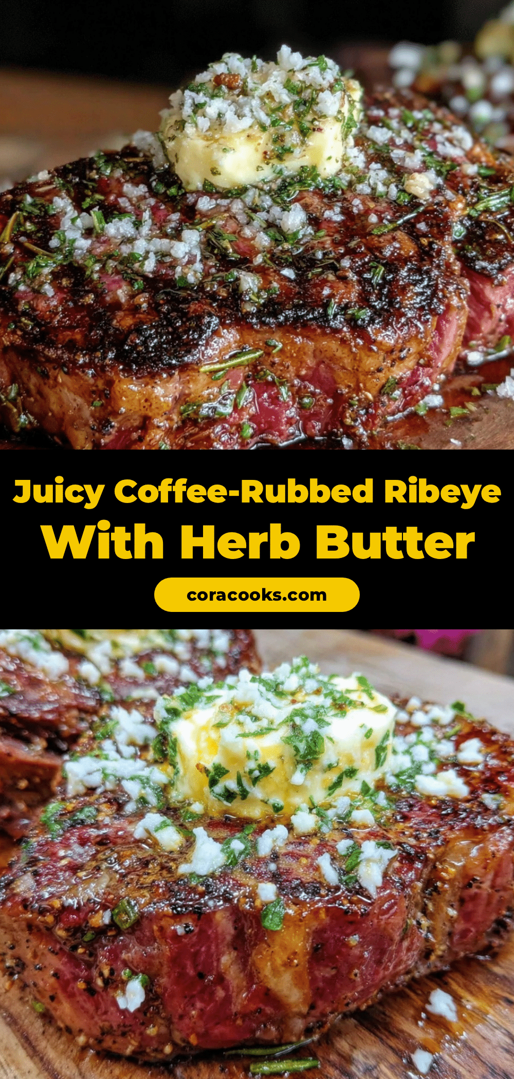 coffee-rubbed ribeye steak recipe