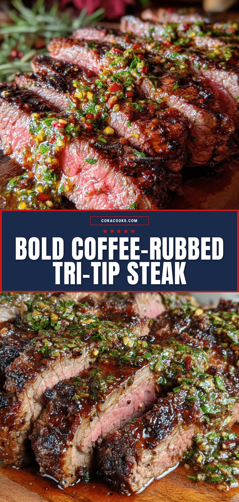 coffee-rubbed tri-tip steak recipe