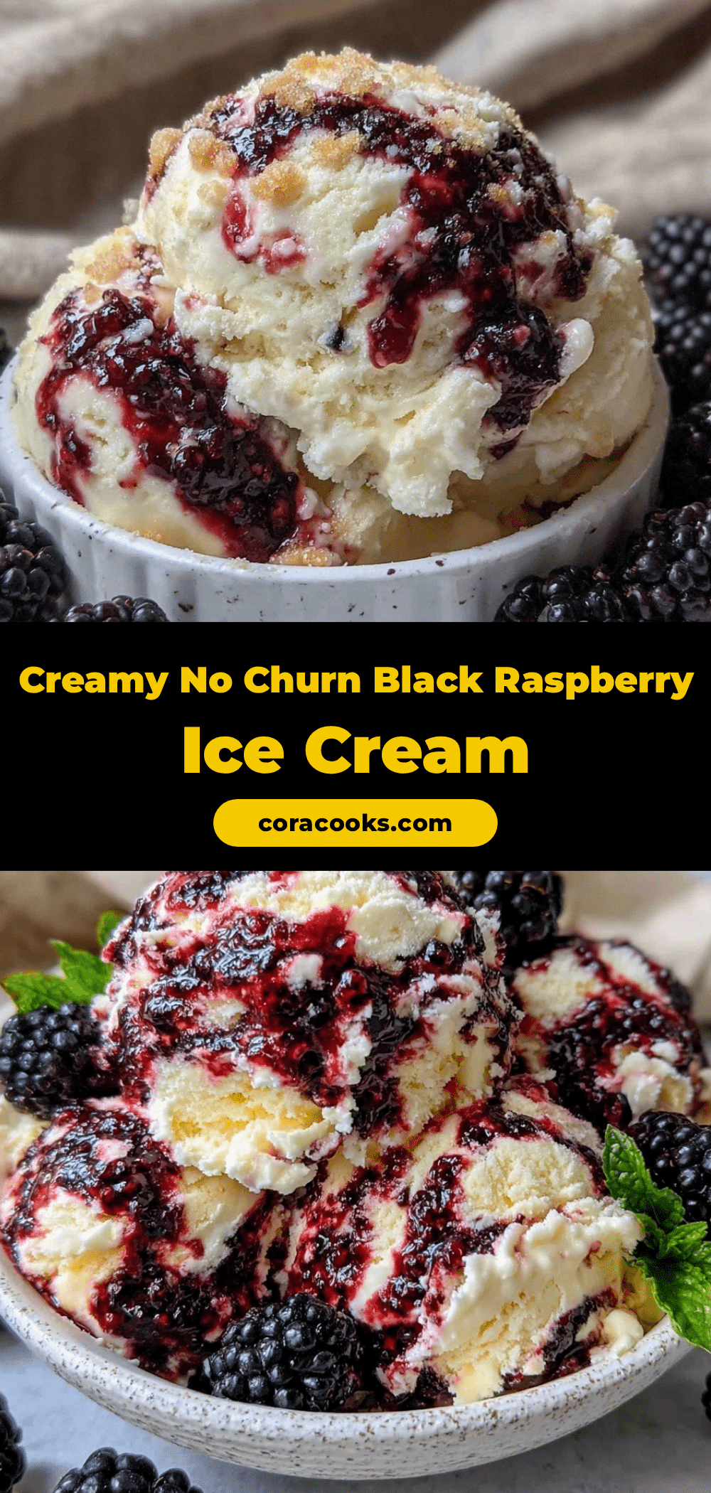 creamy black raspberry buttermilk ice cream recipe